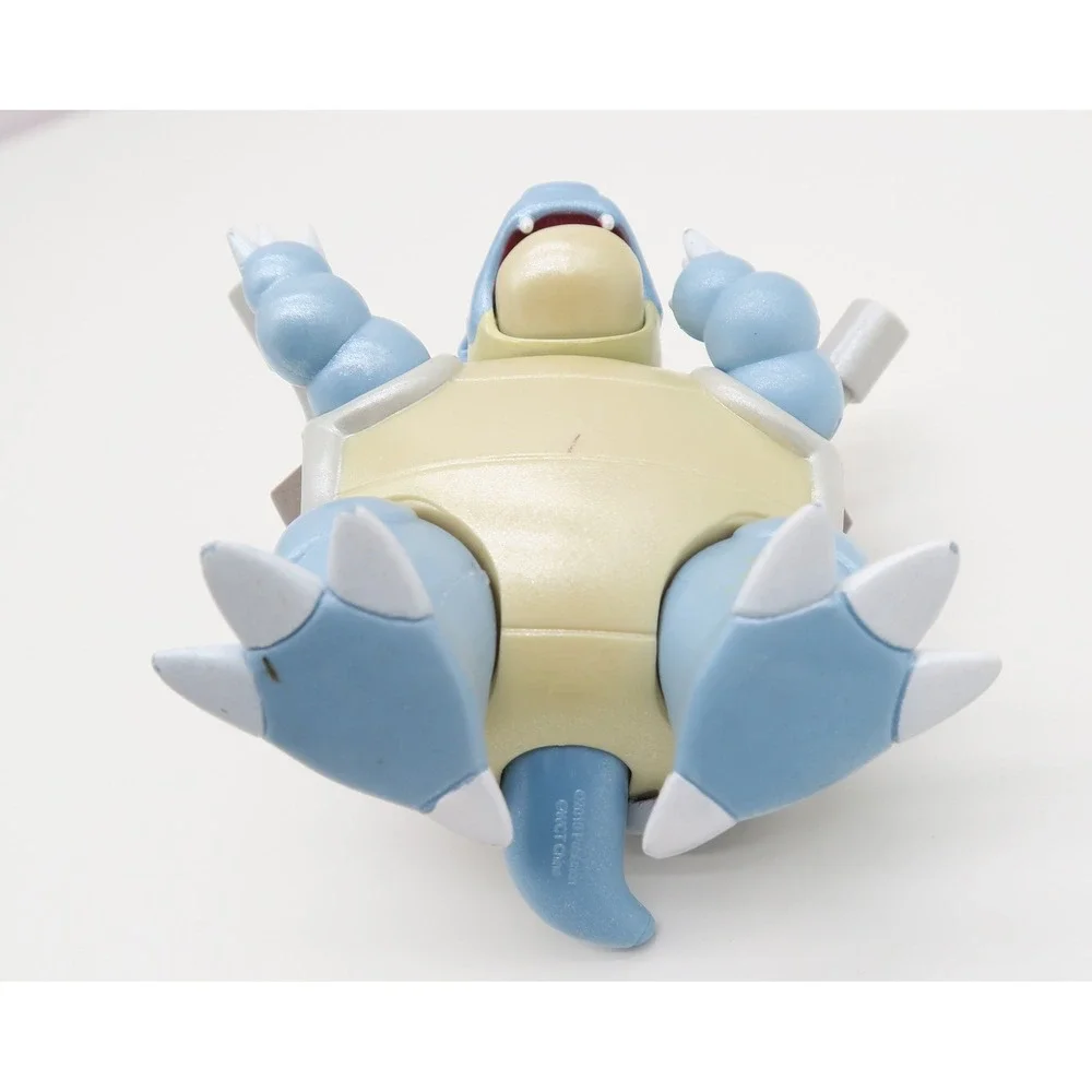 Pokemon Blastoise Action Figure Blue Pearlescent 3 Inch Articulated Cannons 2018